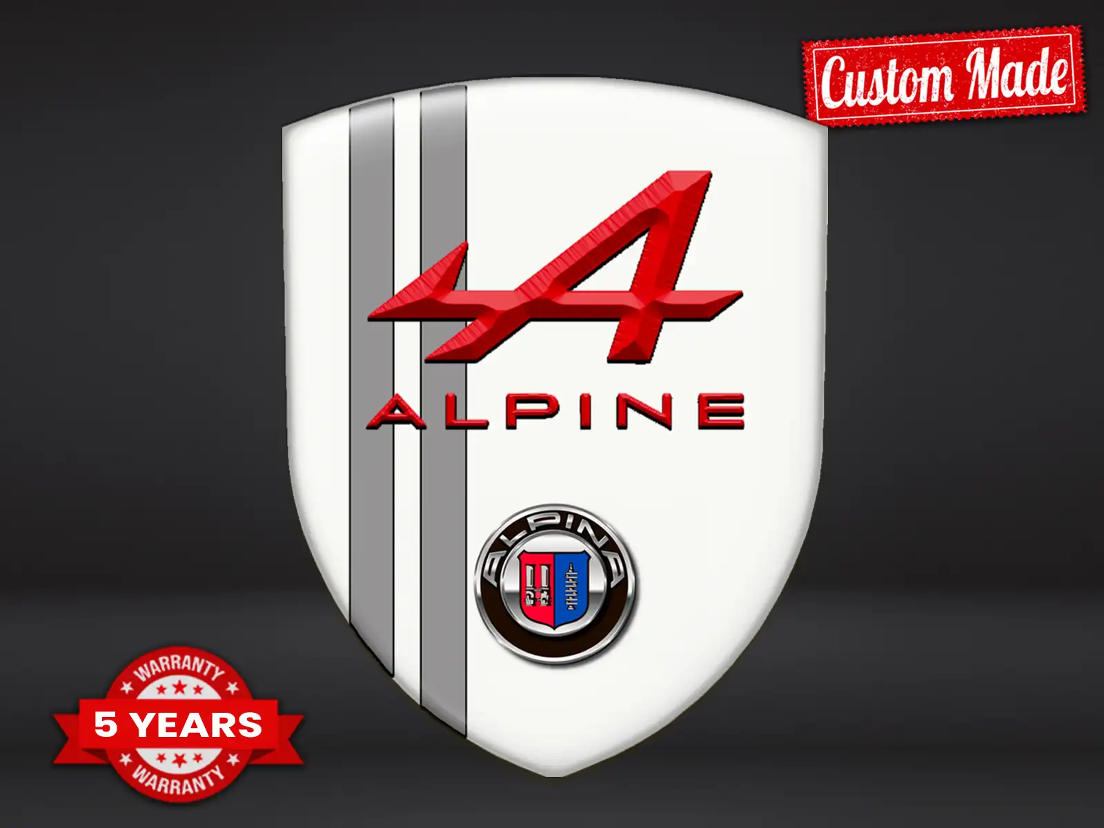 Alpina Fensteraufkleber Edition Stilvoll Anpassbar